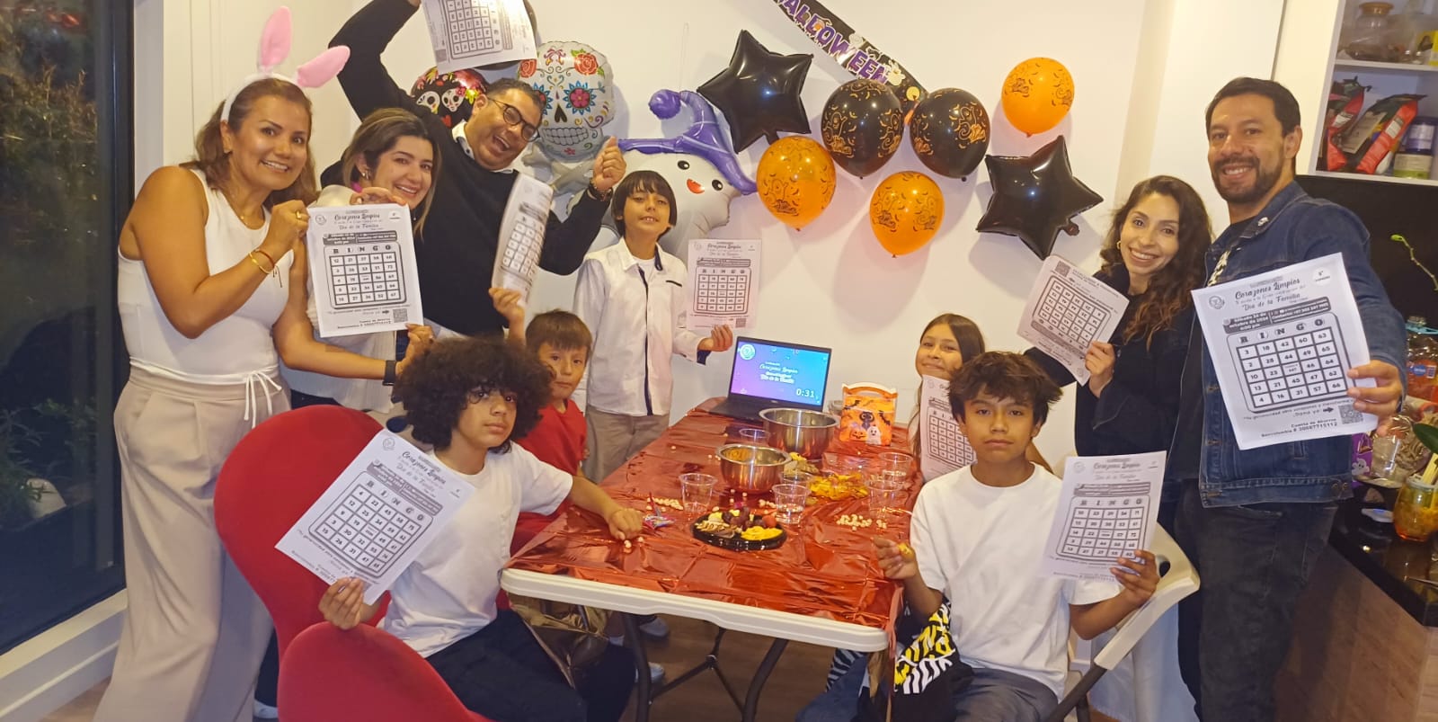 Bingo solidario Fundación Corazones Limpios